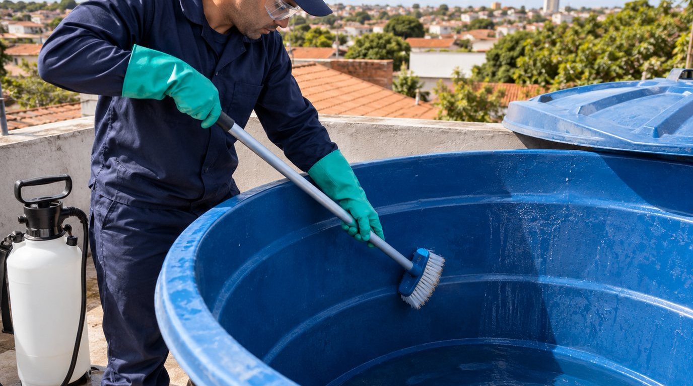 Higienização de Caixa d'Água em Porto Alegre‑RS
